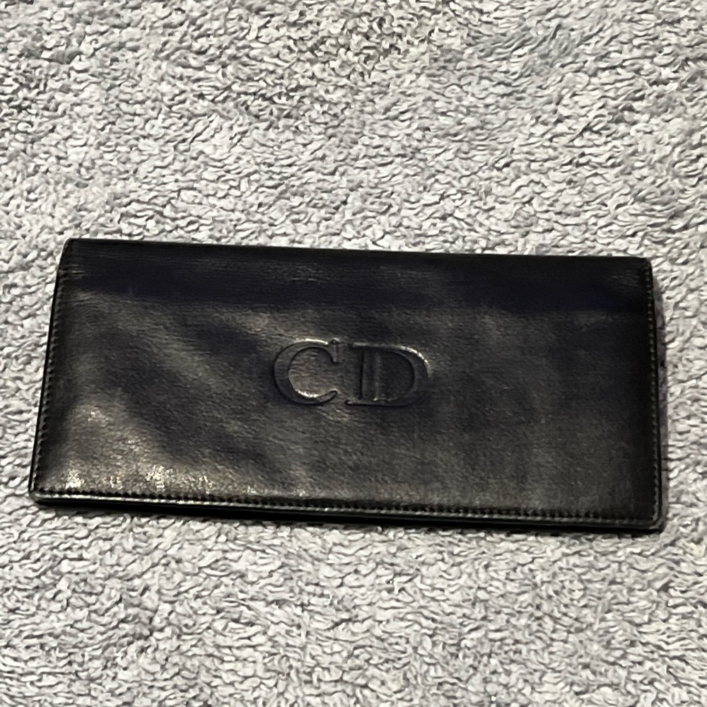 Dior Black Leather Wallet
